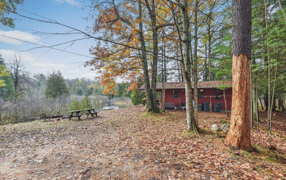 4993 Little River Rd, Manistee, MI Riverfront 39 Acres Trophy Class